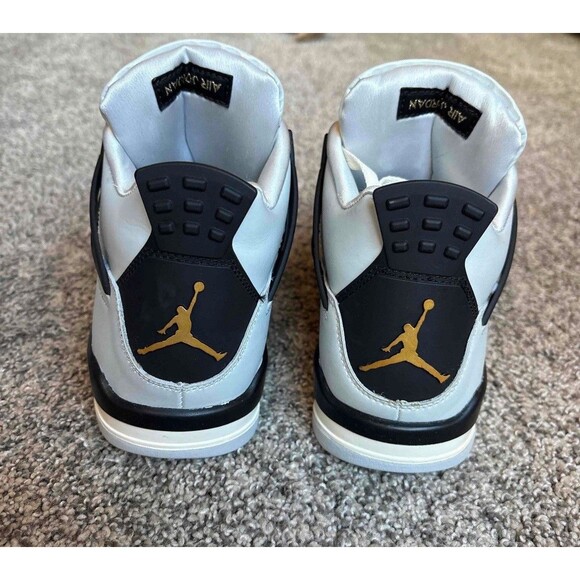 Nike Air Jordan 4 Retro Pure Platinum Metallic Gold Size 6.5 Youth (Size 8 Women - Picture 4 of 7